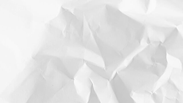 White paper texture background doodle animation, White paper texture, Paper texture cardboard background, Stop motion of Crumpled white paper texture background, white paper texture background. 