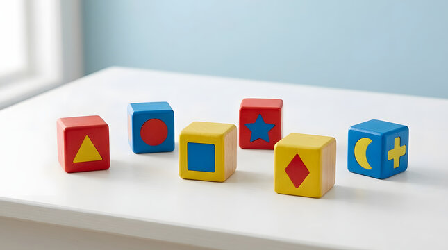 Colorful Geometric Learning Blocks for Early Childhood Education