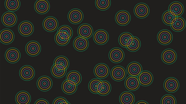 abstract seamless pattern with circles