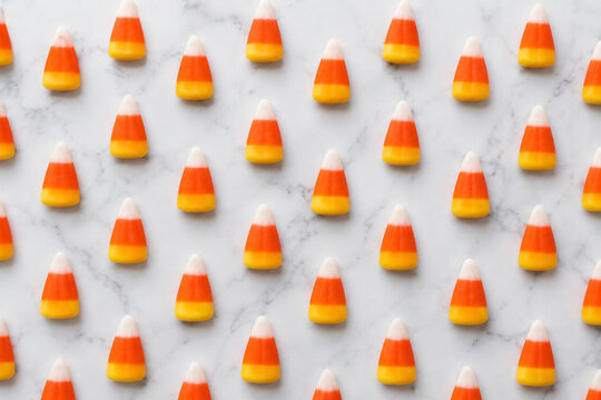 Halloween candy corn pattern