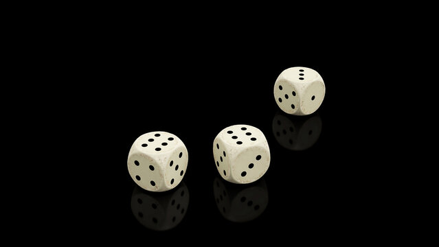 Antique Game Dice, Vintage Numbered Cubes with Traditional Dot Markings, Historic Gaming Accessories from Past Centuries, Old Tabletop Gambling Objects Representing the History of Board Games, Chance