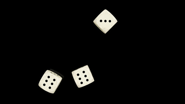Antique Game Dice, Vintage Numbered Cubes with Traditional Dot Markings, Historic Gaming Accessories from Past Centuries, Old Tabletop Gambling Objects Representing the History of Board Games, Chance