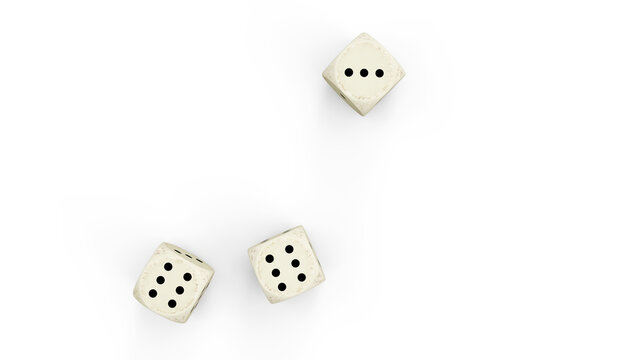 Antique Game Dice, Vintage Numbered Cubes with Traditional Dot Markings, Historic Gaming Accessories from Past Centuries, Old Tabletop Gambling Objects Representing the History of Board Games, Chance