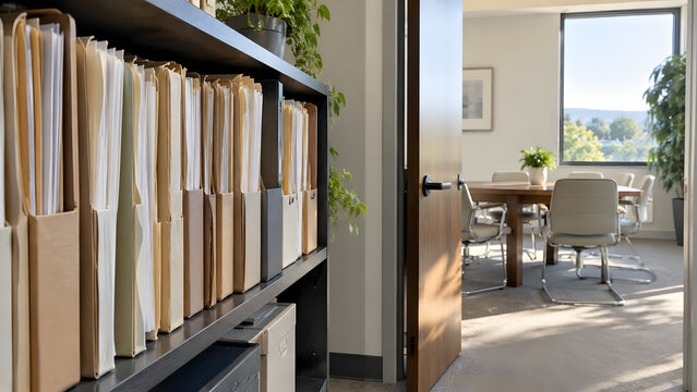 Open Door and Organized Case Folders