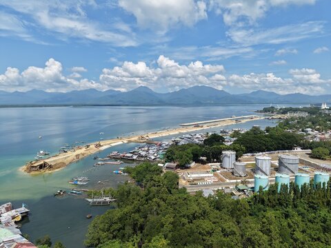 Excavators at Coastal Embankment Works in Puerto Princesa