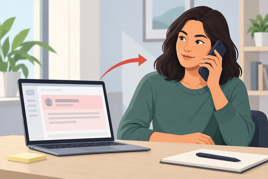 Verifying a Suspicious Message by Phone