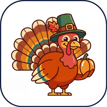 thanksgiving turkey vector