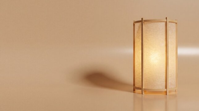 Promotional banner for washi paper table lantern sale with copy space for e-commerce