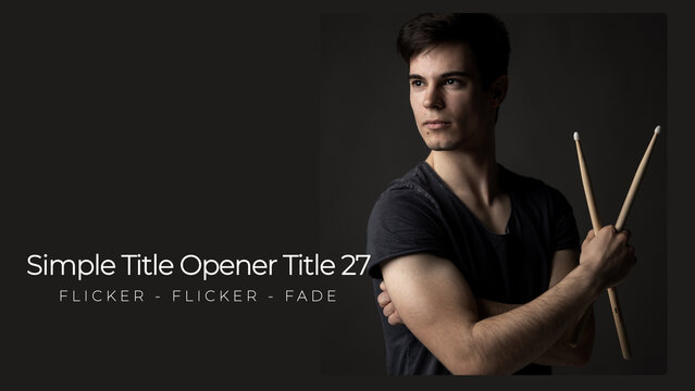Simple Title Opener Set 1 Title 27