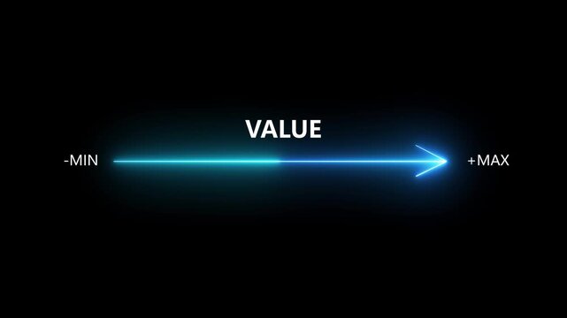 The concept of business value added. increase value, company value add, growth plan on .with animated of transparent background.
