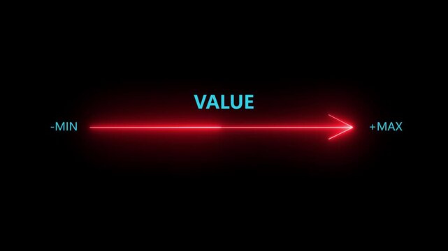 The concept of business value added. increase value, company value add, growth plan on .with animated of transparent background.