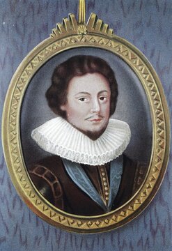 Frederick V 26 August 1596-29 November 1632, was Elector of the Palatinate in the Holy Roman Empire from 1610 to 1623 and served as King of Bohemia from 1619 to 1620, Historical, digital reproduction of a 19th century original