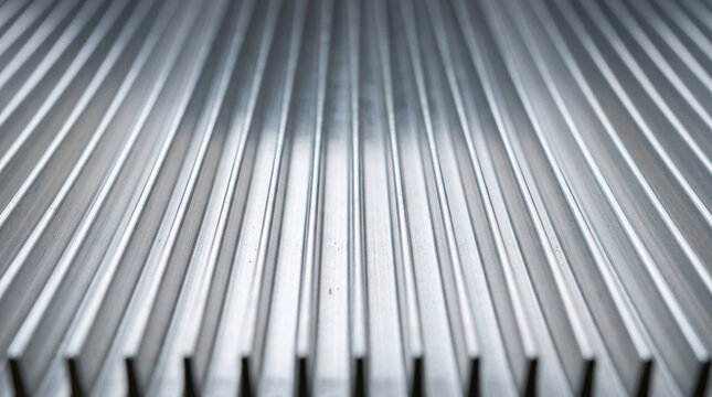 Metallic Ribbed Texture Background