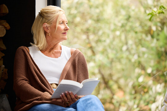 Reader by Window