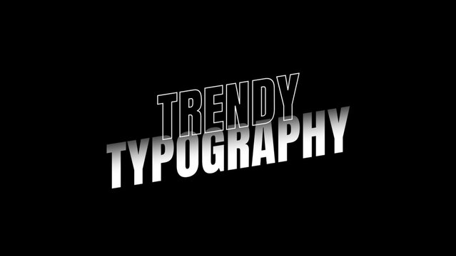Minimal and Clean Text Animations