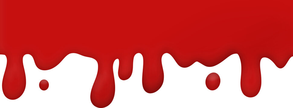 red dripping blood effect