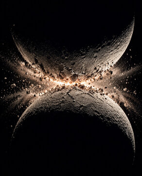 moon collision