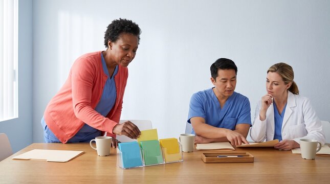 Nurse manager maps phased documentation workflow
