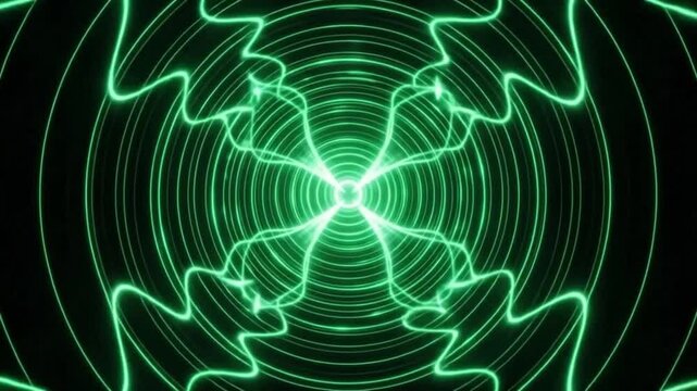 abstract green fractal background