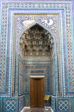 Uzbekistan - Samarkand - Shah-i-Zinda - Shodi Mulk Oko Mausoleum
