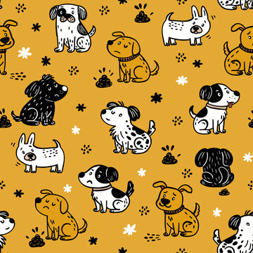 seamless pattern with animals