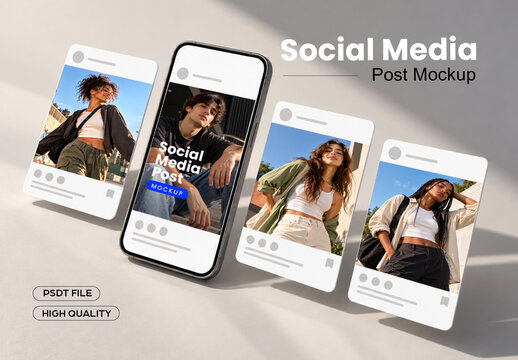 Instagram Social Media Post Mockup