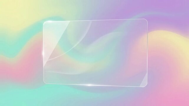 Abstract shapes morph across a pastel gradient background in a looping animation morphing flowing swirls curves transitions animation dynamic colorful