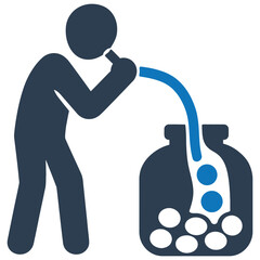 Coin Hoarding Icon © Visual language