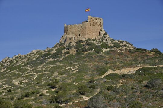 Cabrera Castle, Parque Nacional de Cabrera, Cabrera National Park, Cabrera Archipelago, Majorca, Balearic Islands, Spain