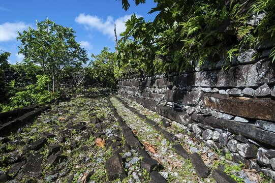 Ruins of the ancient city Nan Madol, Pohnpei, Caroline Islands, Micronesia, Central Pacific