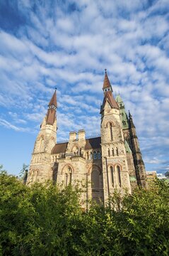 Centre Block on parliament hill,  Ottawa,  Ontario, Canada