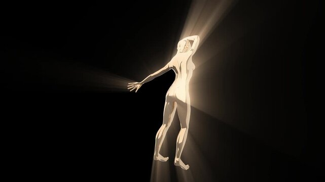 a Golden Classic dancer woman, or female dancer inside a party or event, Ideal for promoting a video or using for title credit or end credit. For highlighting a product or showcasing a project. Good f