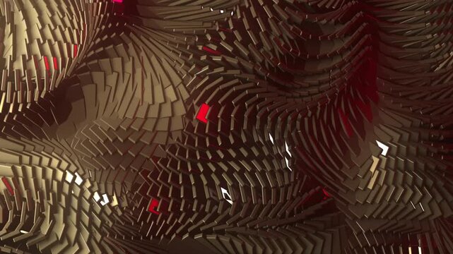 a cube wave animation, could be used as dj or vj visualizations. Ideal for background backdrops. colorful and playful, good for gaming and games. for lobbies lobby and high end display systems.