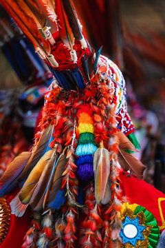 Puka Pakuri Wayri Chuncho Traditional Dance at Our Lady of the Rosary Festival in Cusco, Peru