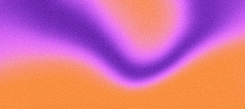 Vibrant grainy background, purple magenta orange gradient shape, music party banner backdrop, noise texture event poster, header, cd cover design