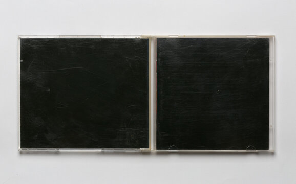 Blank CD case back and front cover