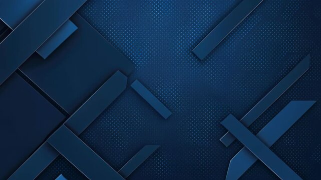 Abstract Geometric Pattern: A sophisticated abstract design featuring overlapping geometric shapes and lines in varying shades of blue, creating a dynamic and modern backdrop.