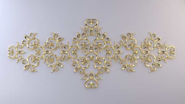 Beautiful elegant golden luxury ornaments background template - wallpaper