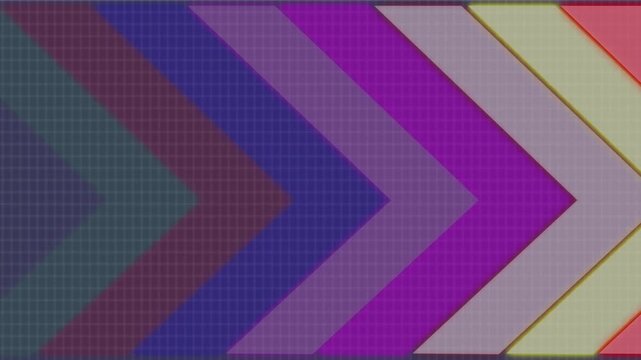 Colorful 3D arrow symbols pointing toward with a polished modern look on a black background, ideal for web navigation, mobile interfaces, digital projects and infographic layouts.