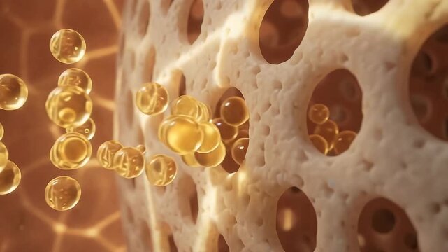 Interstitial Amino Acid Influx and Citrine Nutrient Particle Ingress