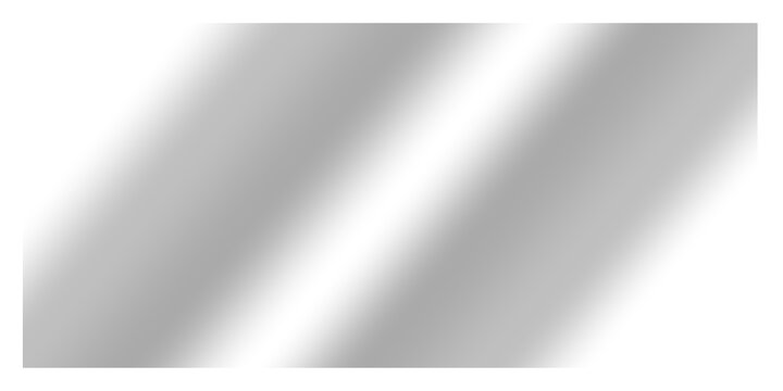 Metallic silver grey diagonal light beam banner with subtle chrome gradient shimmer and smooth noise texture