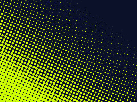Abstract geometric halftone dot pattern vector on dark background for modern sports apparel design, athletic jersey graphics, activewear prints, and dynamic poster layouts. 

