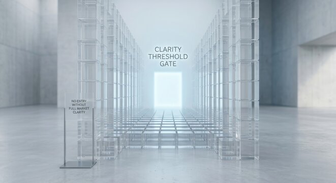 Clarity Threshold Gate Futuristic Architecture Tunnel Entrance