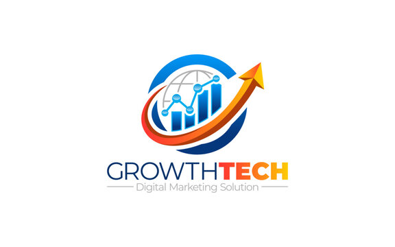 Illustration graphic vector of digital marketing solution business logo design
