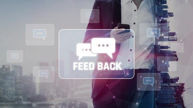 Customer or business team feedback system highlighting comments, opinions, evaluations, reviews, and suggestions from users to improve services, communication, and product quality idea insight Marrow