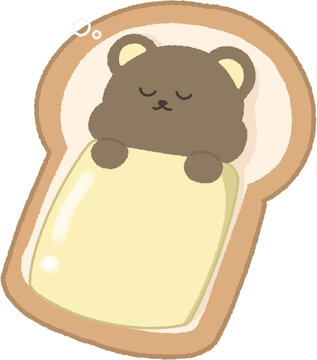 bear in bread