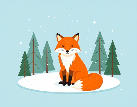 fox in the forest