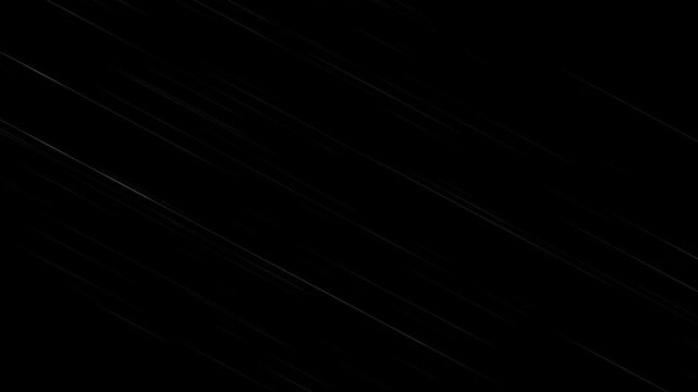 Dynamic Anime Speed Lines on Black Background, White Manga Motion Streaks, Comic Book Action Effect, High Velocity Zoom Burst Animation, Superhero Flash Movement, 4K Cinematic Motion Graphic animation