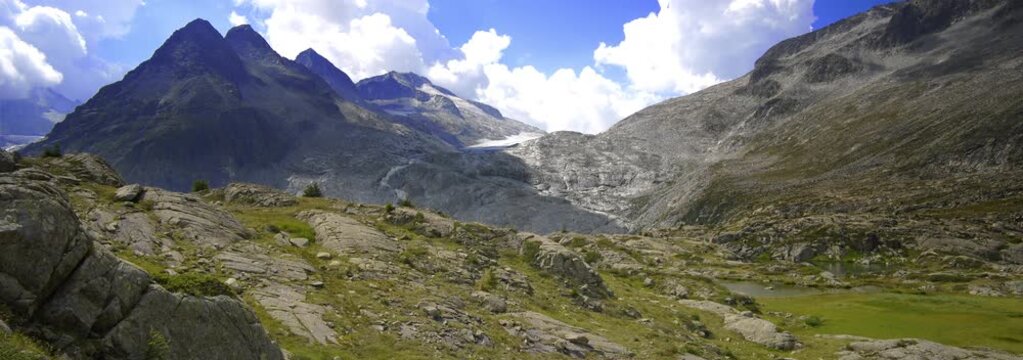  Anamorphic Lens - Landscape on the Adamello Glacier.
