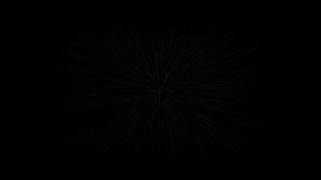 Abstract hyperspace warp speed effect, futuristic light streaks tunnel background, cinematic sci-fi motion travel animation